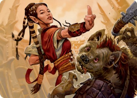 Half-Elf Monk Art Card [Dungeons & Dragons: Adventures in the Forgotten Realms Art Series] | Yard's Games Ltd