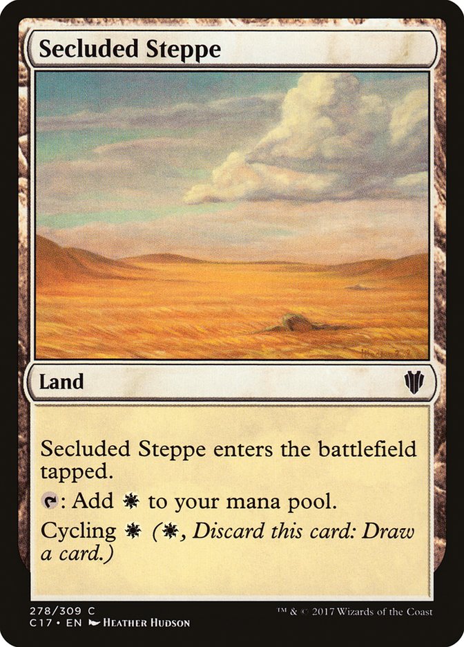 Secluded Steppe [Commander 2017] | Yard's Games Ltd