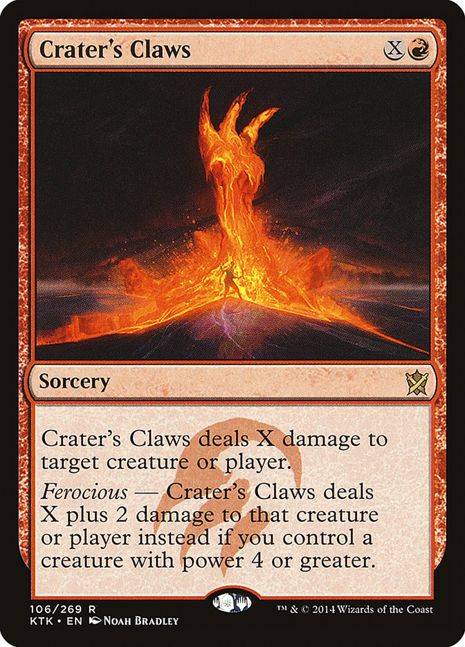 Crater's Claws [Khans of Tarkir] | Yard's Games Ltd