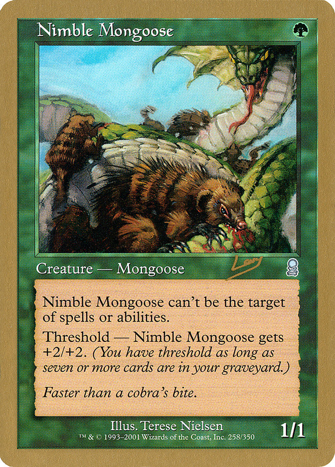 Nimble Mongoose (Raphael Levy) [World Championship Decks 2002] | Yard's Games Ltd