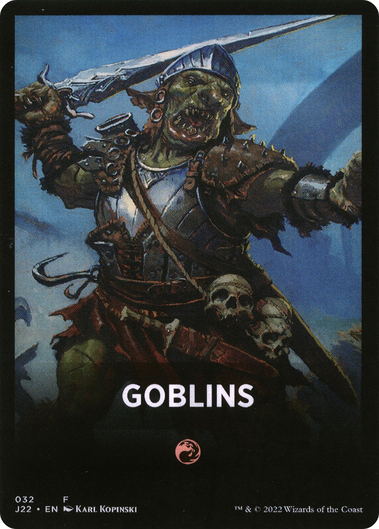 Goblins Theme Card [Jumpstart 2022 Front Cards] | Yard's Games Ltd