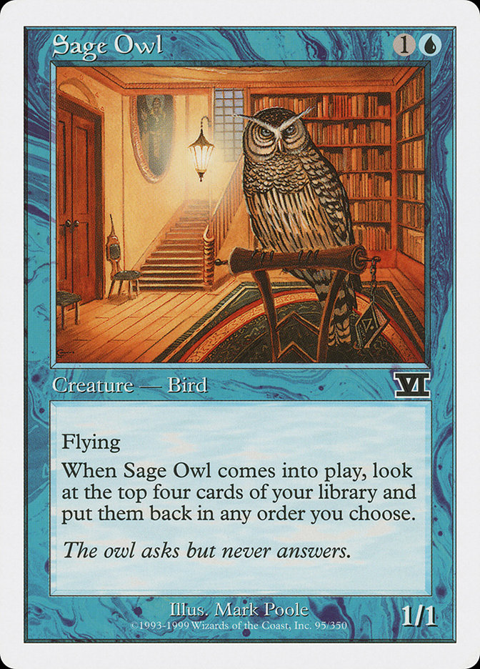 Sage Owl [Classic Sixth Edition] | Yard's Games Ltd