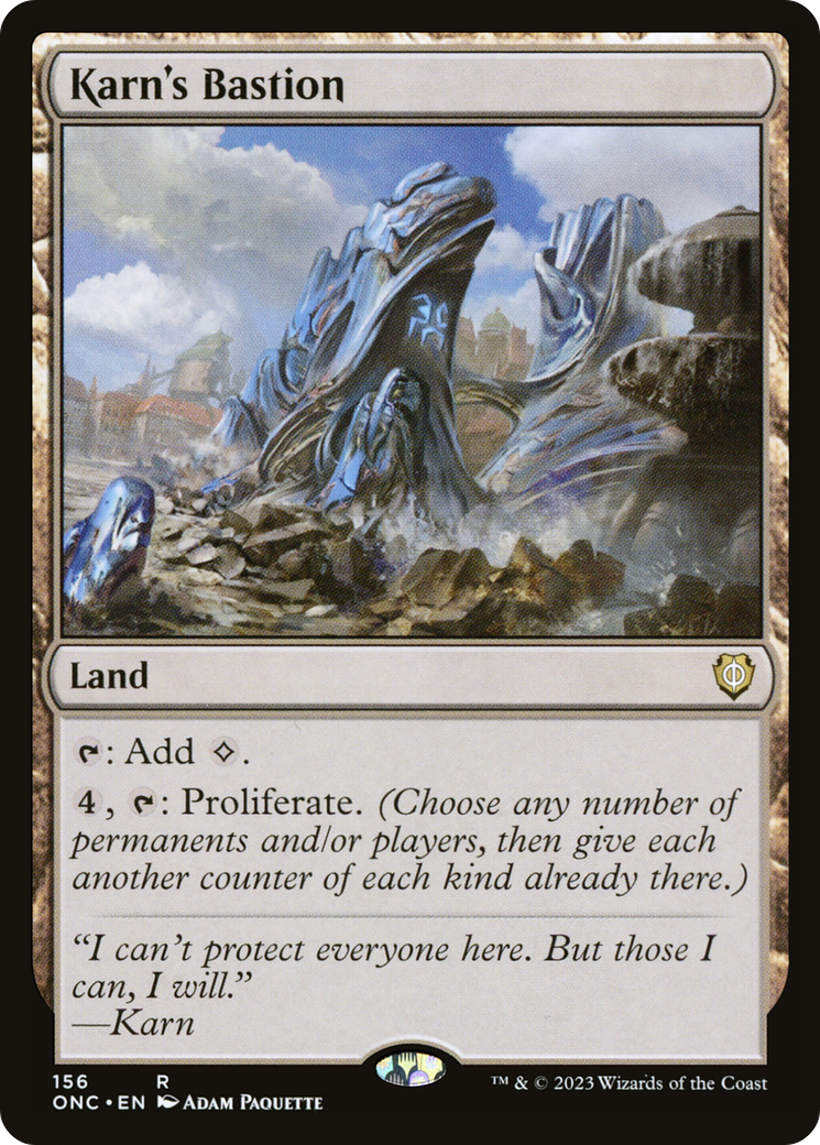 Karn's Bastion [Phyrexia: All Will Be One Commander] | Yard's Games Ltd