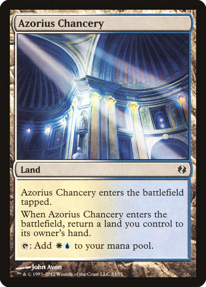 Azorius Chancery [Duel Decks: Venser vs. Koth] | Yard's Games Ltd