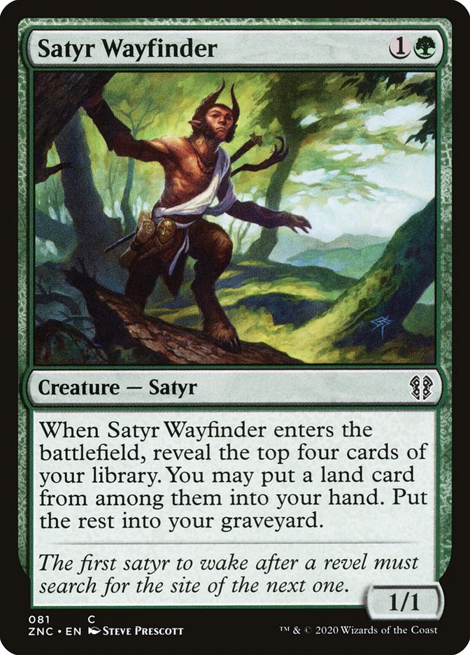 Satyr Wayfinder [Zendikar Rising Commander] | Yard's Games Ltd