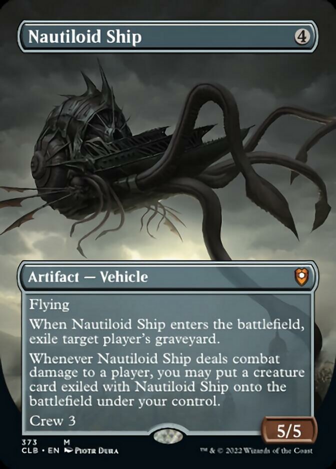 Nautiloid Ship (Borderless Alternate Art) [Commander Legends: Battle for Baldur's Gate] | Yard's Games Ltd