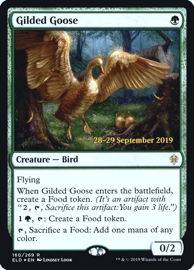 Gilded Goose [Throne of Eldraine Prerelease Promos] | Yard's Games Ltd