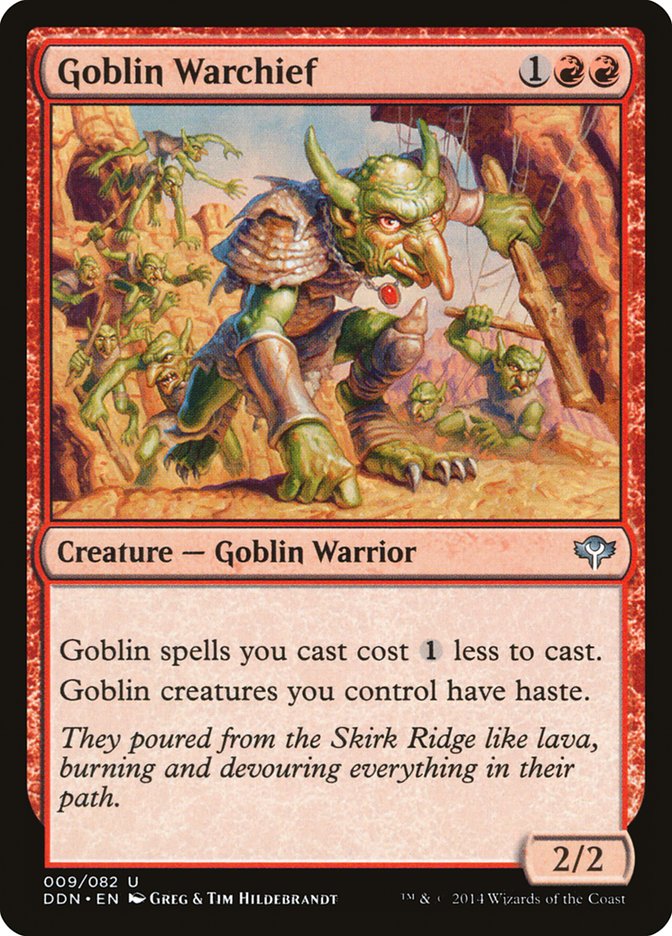 Goblin Warchief [Duel Decks: Speed vs. Cunning] | Yard's Games Ltd