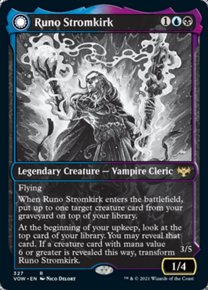 Runo Stromkirk // Krothuss, Lord of the Deep (Showcase Eternal Night) [Innistrad: Crimson Vow] | Yard's Games Ltd