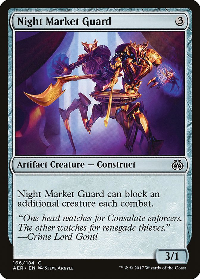 Night Market Guard [Aether Revolt] | Yard's Games Ltd