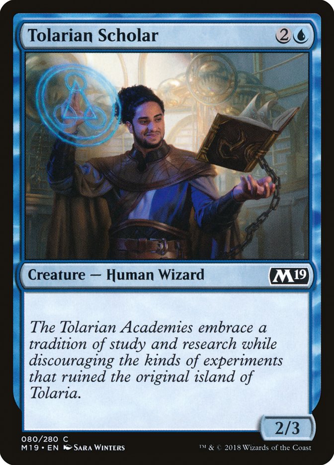 Tolarian Scholar [Core Set 2019] | Yard's Games Ltd