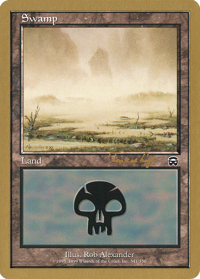 Swamp (tvdl341) (Tom van de Logt) [World Championship Decks 2001] | Yard's Games Ltd