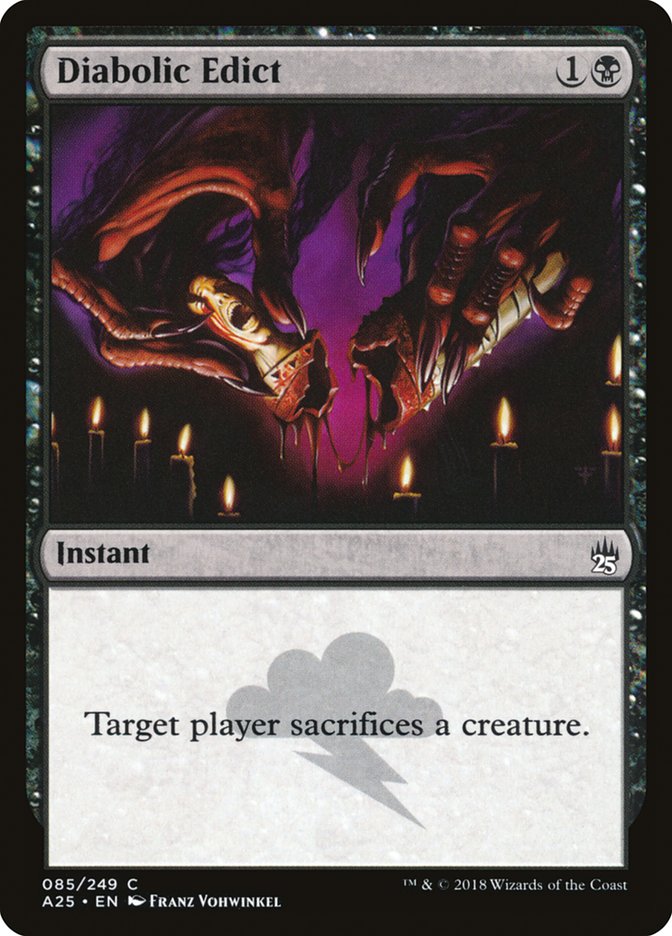 Diabolic Edict [Masters 25] | Yard's Games Ltd