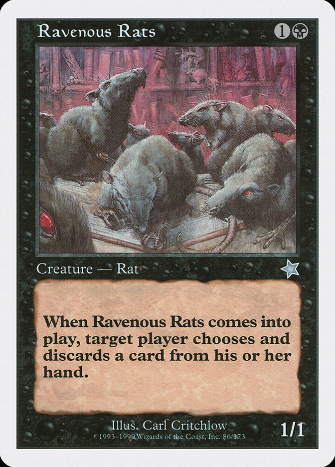 Ravenous Rats [Starter 1999] | Yard's Games Ltd