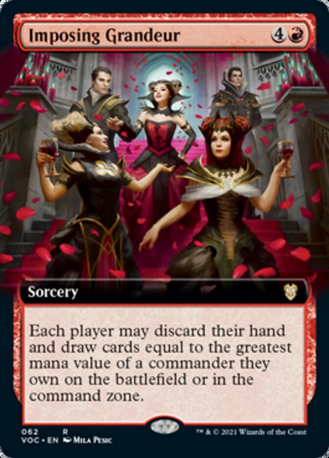 Imposing Grandeur (Extended Art) [Innistrad: Crimson Vow Commander] | Yard's Games Ltd