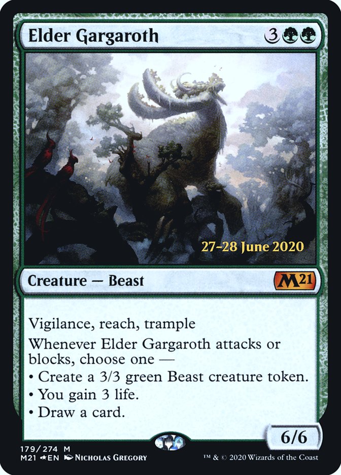 Elder Gargaroth [Core Set 2021 Prerelease Promos] | Yard's Games Ltd