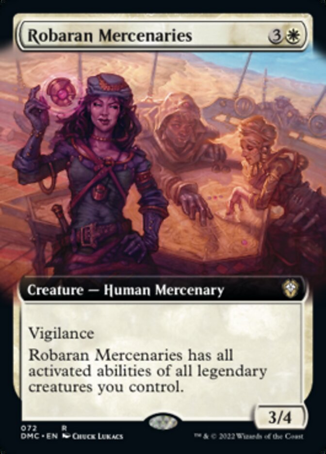 Robaran Mercenaries (Extended Art) [Dominaria United Commander] | Yard's Games Ltd