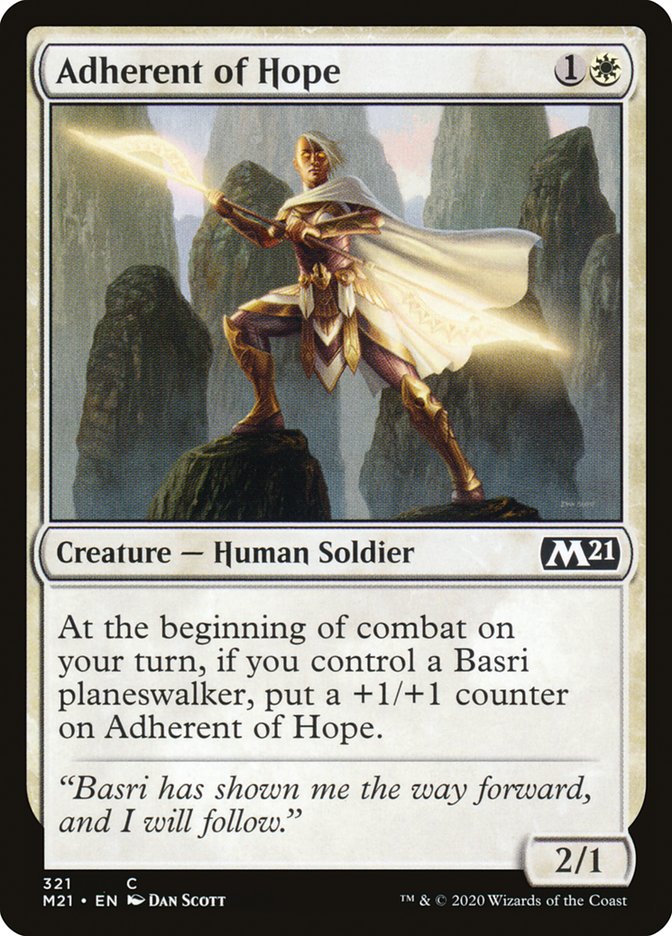 Adherent of Hope [Core Set 2021] | Yard's Games Ltd