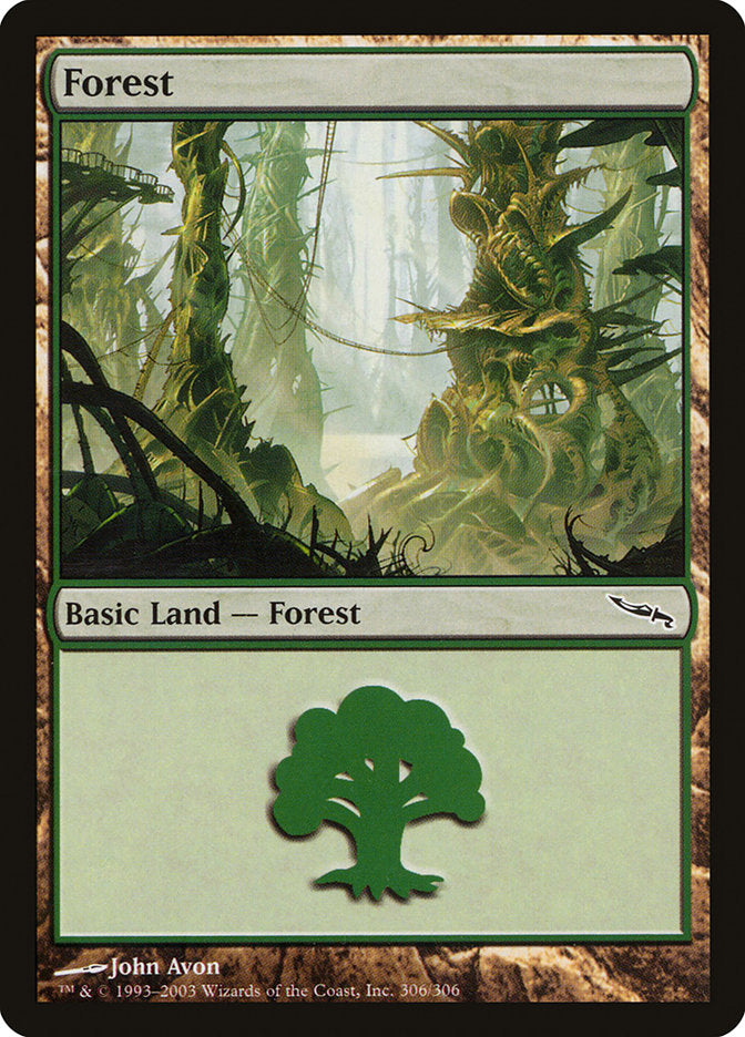 Forest (306) [Mirrodin] | Yard's Games Ltd