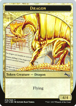 Gold Dragon Token [Unstable Tokens] | Yard's Games Ltd