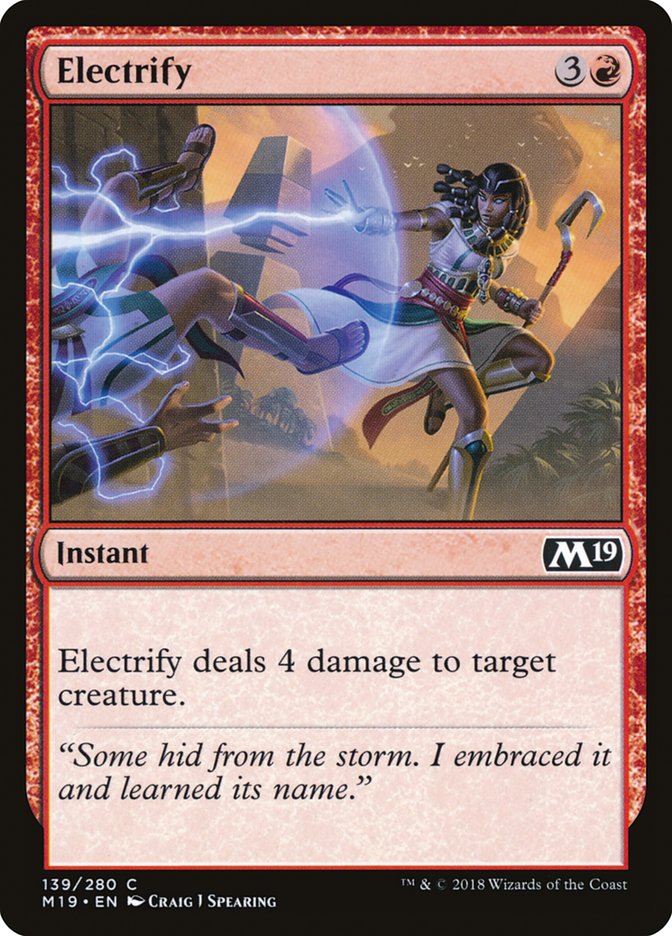 Electrify [Core Set 2019] | Yard's Games Ltd