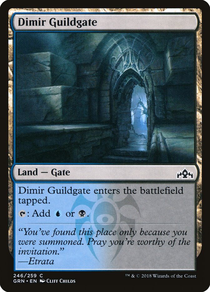 Dimir Guildgate (246/259) [Guilds of Ravnica] | Yard's Games Ltd