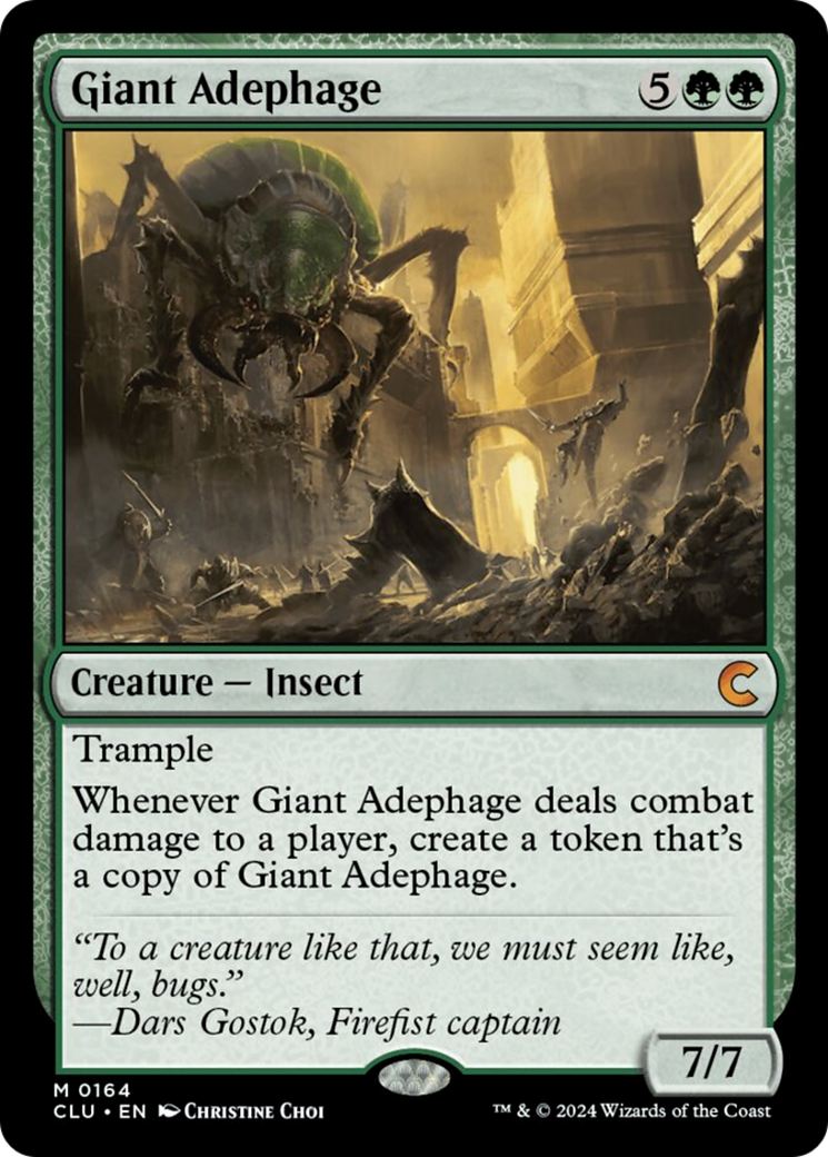 Giant Adephage [Ravnica: Clue Edition] | Yard's Games Ltd