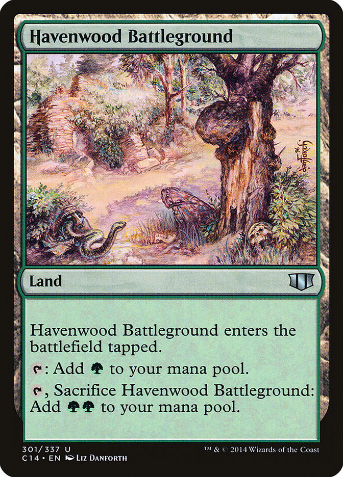 Havenwood Battleground [Commander 2014] | Yard's Games Ltd