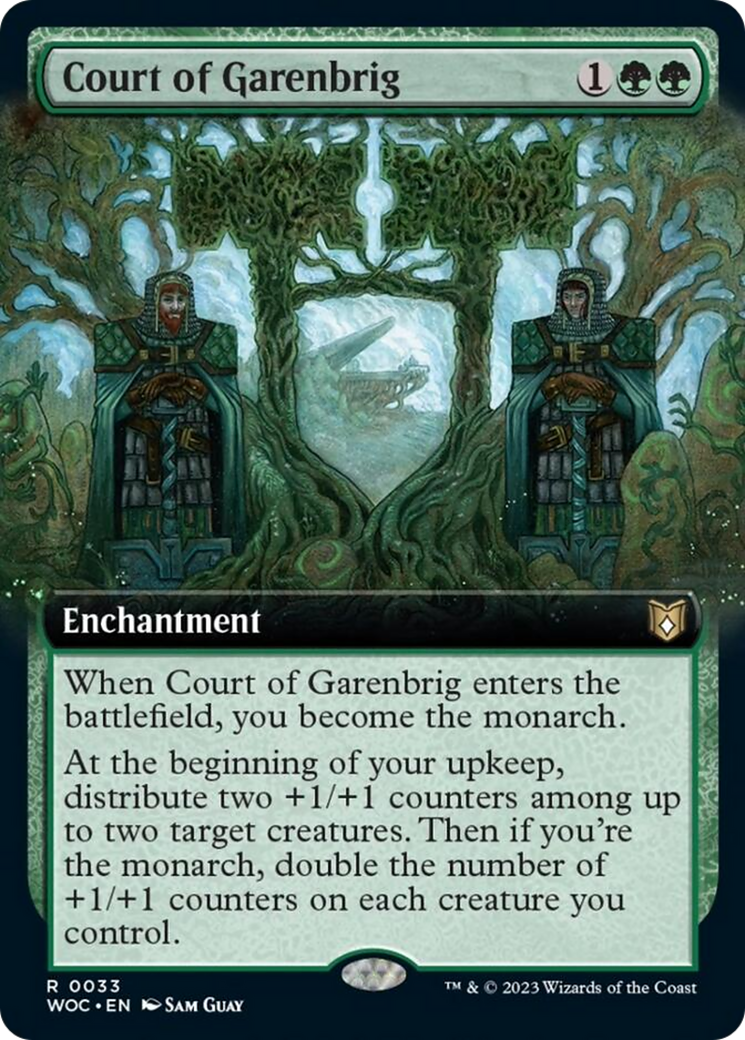 Court of Garenbrig (Extended Art) [Wilds of Eldraine Commander] | Yard's Games Ltd