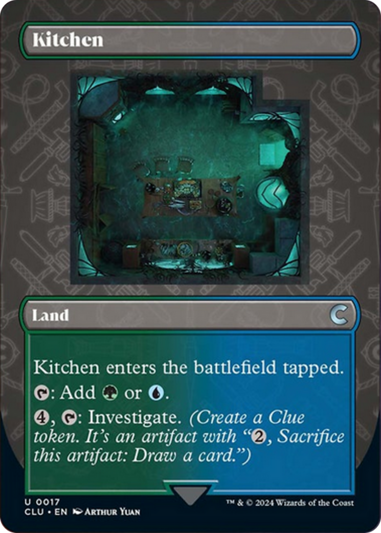 Kitchen (Borderless) [Ravnica: Clue Edition] | Yard's Games Ltd