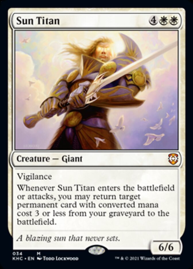 Sun Titan [Kaldheim Commander] | Yard's Games Ltd