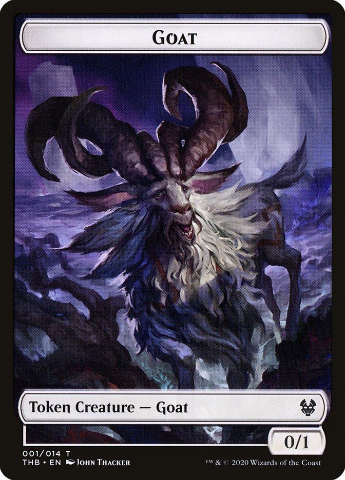 Goat Token [Theros Beyond Death Tokens] | Yard's Games Ltd