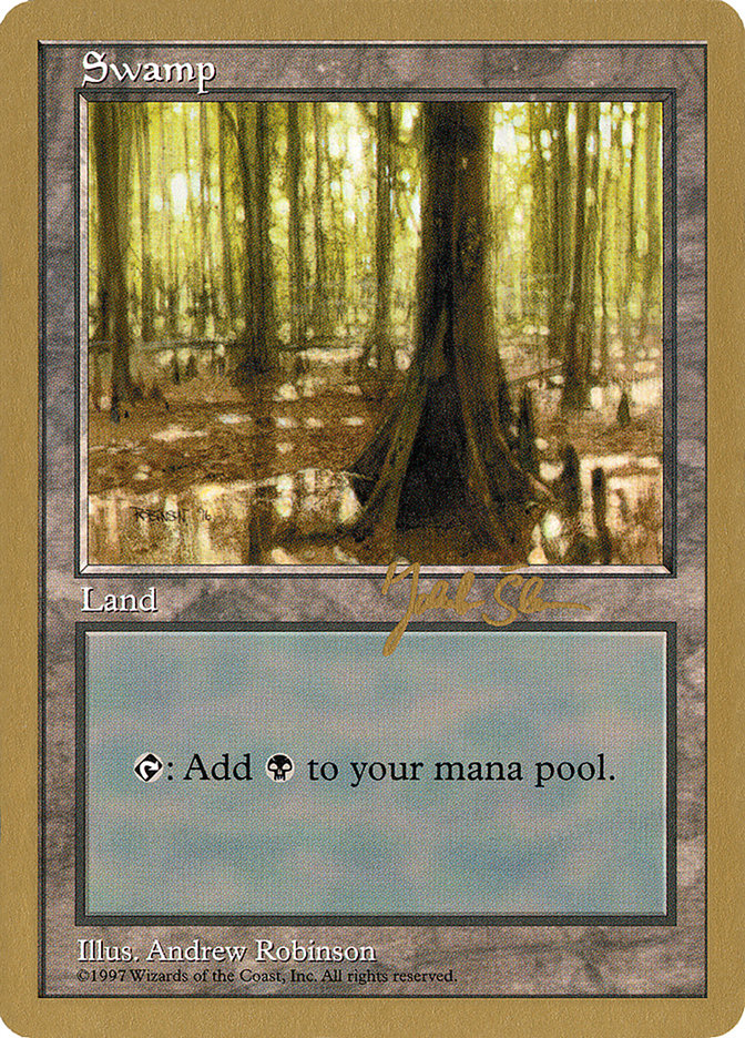 Swamp (js439) (Jakub Slemr) [World Championship Decks 1997] | Yard's Games Ltd