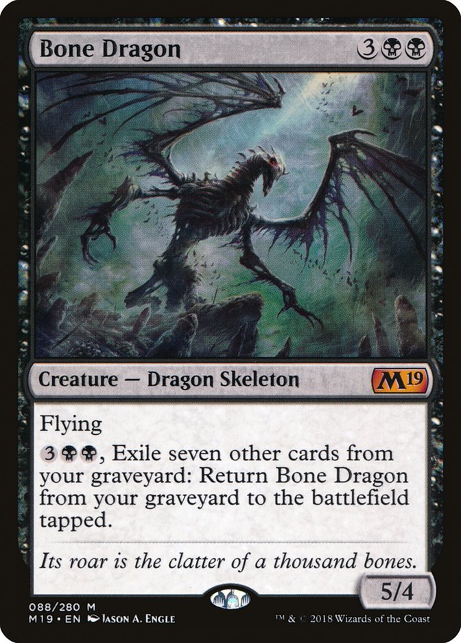 Bone Dragon [Core Set 2019] | Yard's Games Ltd