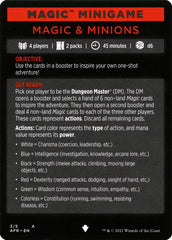 Magic & Minions (Magic Minigame) [Dungeons & Dragons: Adventures in the Forgotten Realms Minigame] | Yard's Games Ltd