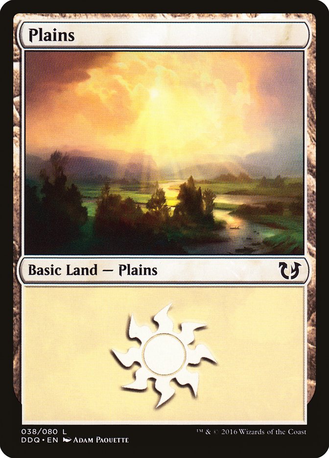 Plains (38) [Duel Decks: Blessed vs. Cursed] | Yard's Games Ltd