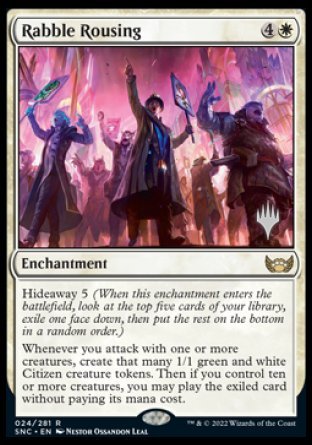 Rabble Rousing (Promo Pack) [Streets of New Capenna Promos] | Yard's Games Ltd