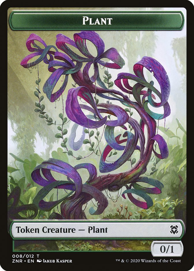 Plant Token [Zendikar Rising Tokens] | Yard's Games Ltd