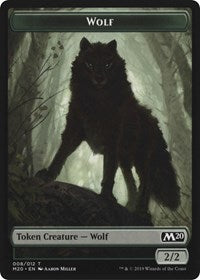 Zombie // Wolf Double-Sided Token [Game Night 2019 Tokens] | Yard's Games Ltd