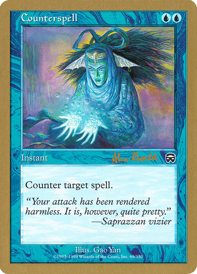 Counterspell (Alex Borteh) (MMQ) [World Championship Decks 2001] | Yard's Games Ltd