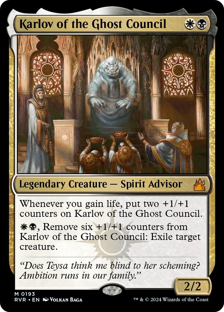 Karlov of the Ghost Council [Ravnica Remastered] | Yard's Games Ltd