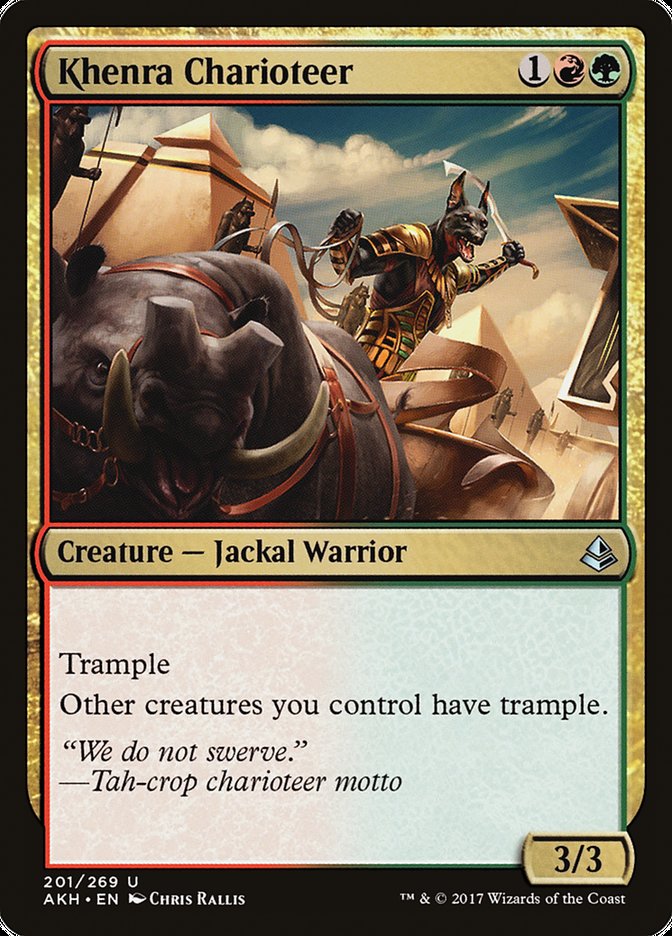 Khenra Charioteer [Amonkhet] | Yard's Games Ltd