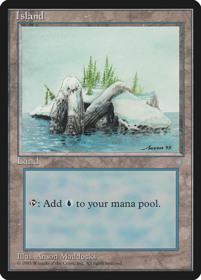 Island (Signature on Right) [Ice Age] | Yard's Games Ltd