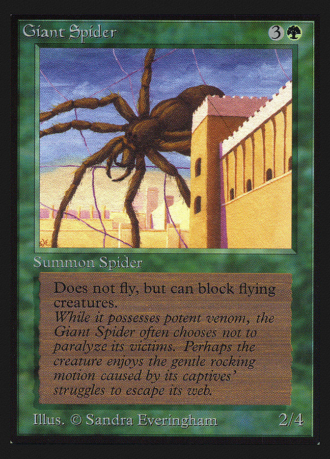 Giant Spider [Collectors' Edition] | Yard's Games Ltd