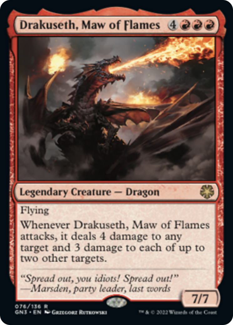 Drakuseth, Maw of Flames [Game Night: Free-for-All] | Yard's Games Ltd