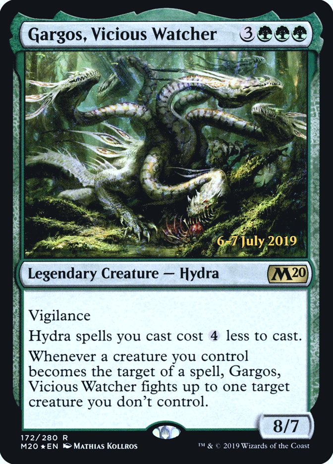 Gargos, Vicious Watcher [Core Set 2020 Prerelease Promos] | Yard's Games Ltd