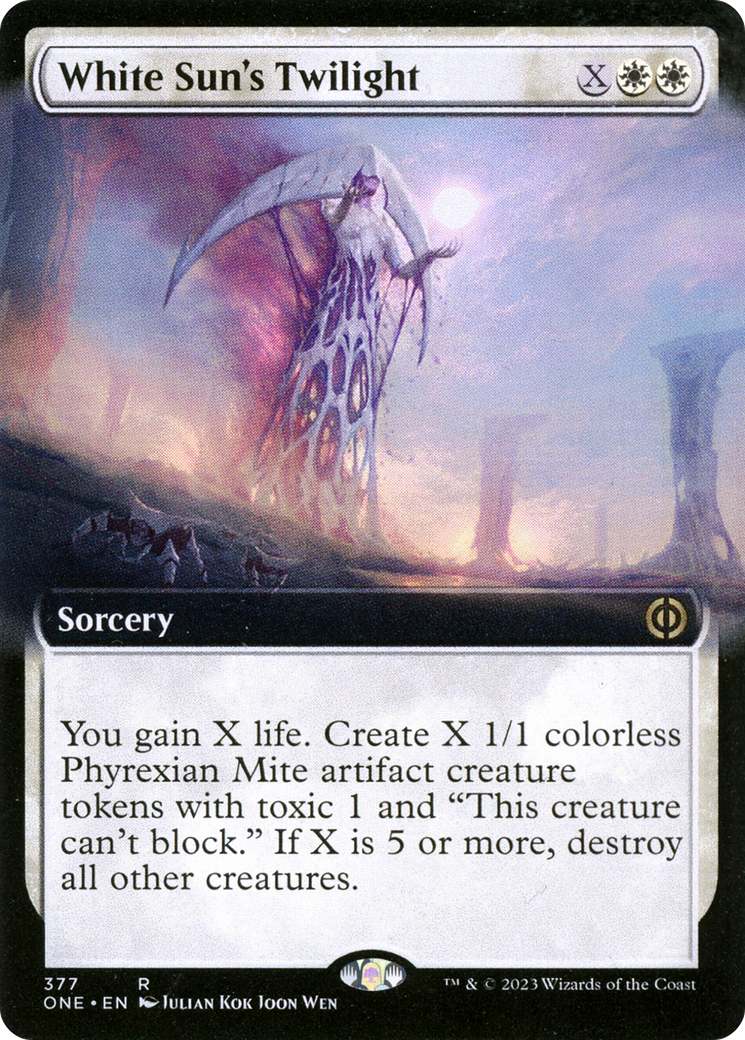 White Sun's Twilight (Extended Art) [Phyrexia: All Will Be One] | Yard's Games Ltd