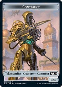 Construct // Goblin Wizard Double-Sided Token [Core Set 2021 Tokens] | Yard's Games Ltd