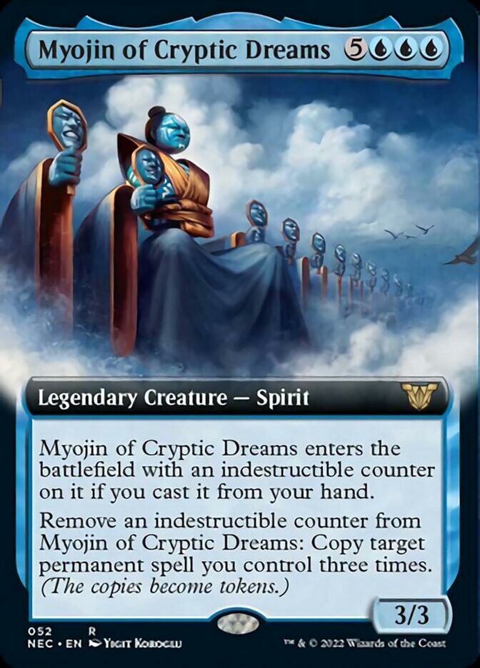 Myojin of Cryptic Dreams (Extended Art) [Kamigawa: Neon Dynasty Commander] | Yard's Games Ltd