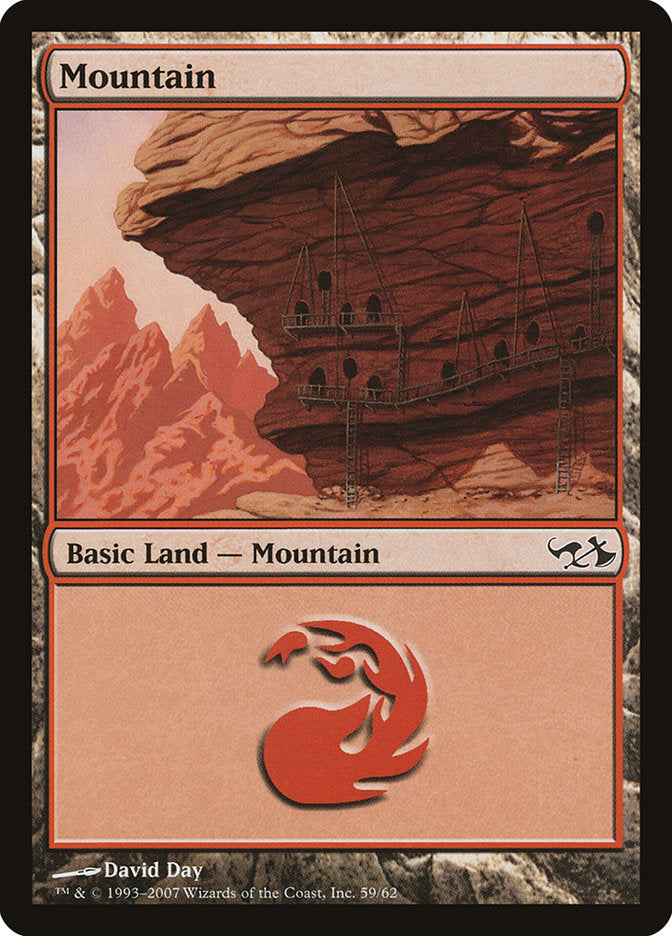 Mountain (59) [Duel Decks: Elves vs. Goblins] | Yard's Games Ltd